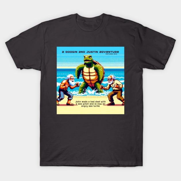 Adventures of Doogin & Justin S02E07 T-Shirt T-Shirt by Happy Underground Productions